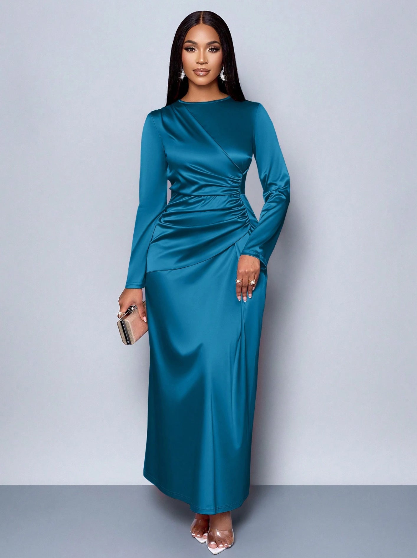 Robe en satin
