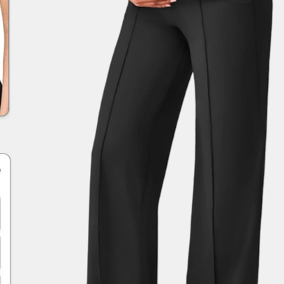 Pantalon de maternité taille haute à jambes larges