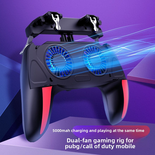 Poignée de manette de jeu avec refroidissement à double ventilateur H10