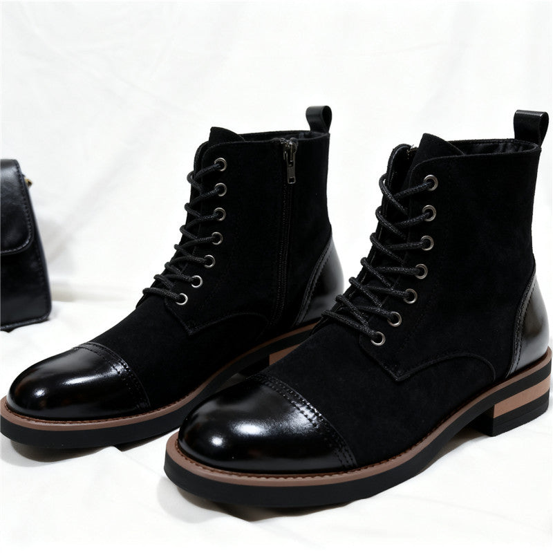 bottes courtes décontractées pour hommes à bout pointu