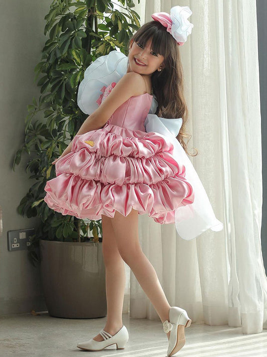 Robe de princesse Lolita pour filles avec nœud