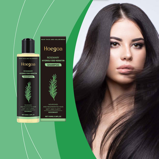 Shampoing au romarin à base de plantes pour le contrôle du sébum et le volume