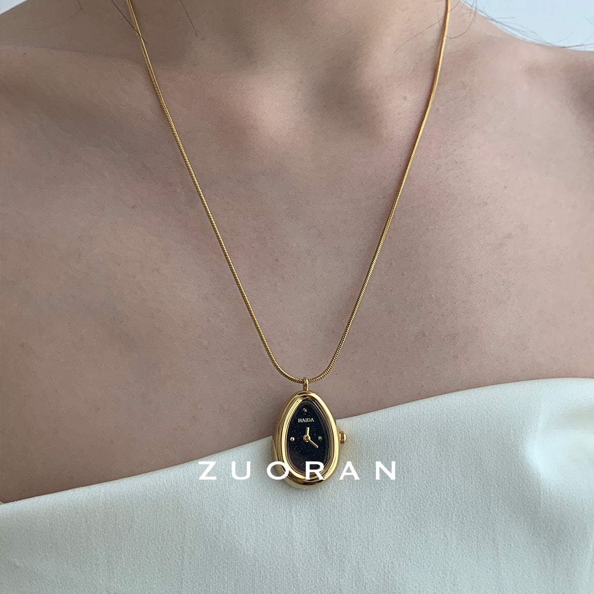 Montre pour femme ZUORAN Design Goutte d'eau de lumière stellaire
