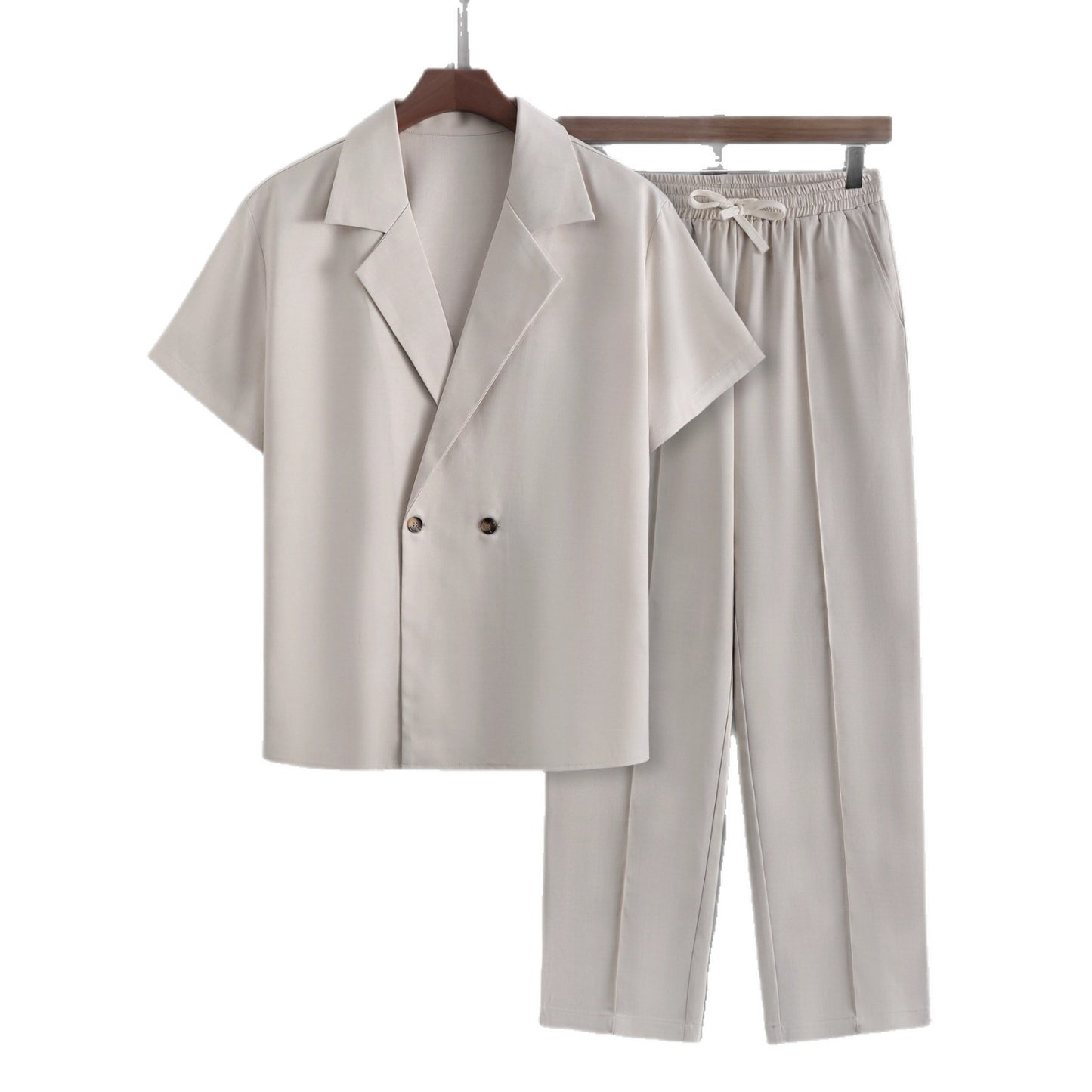 Ensemble décontracté deux-pièces avec blazer et pantalon