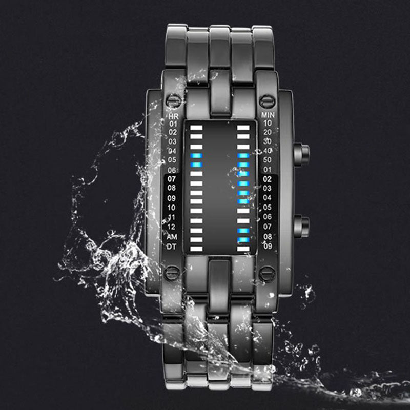 Montre-bracelet numérique à double affichage