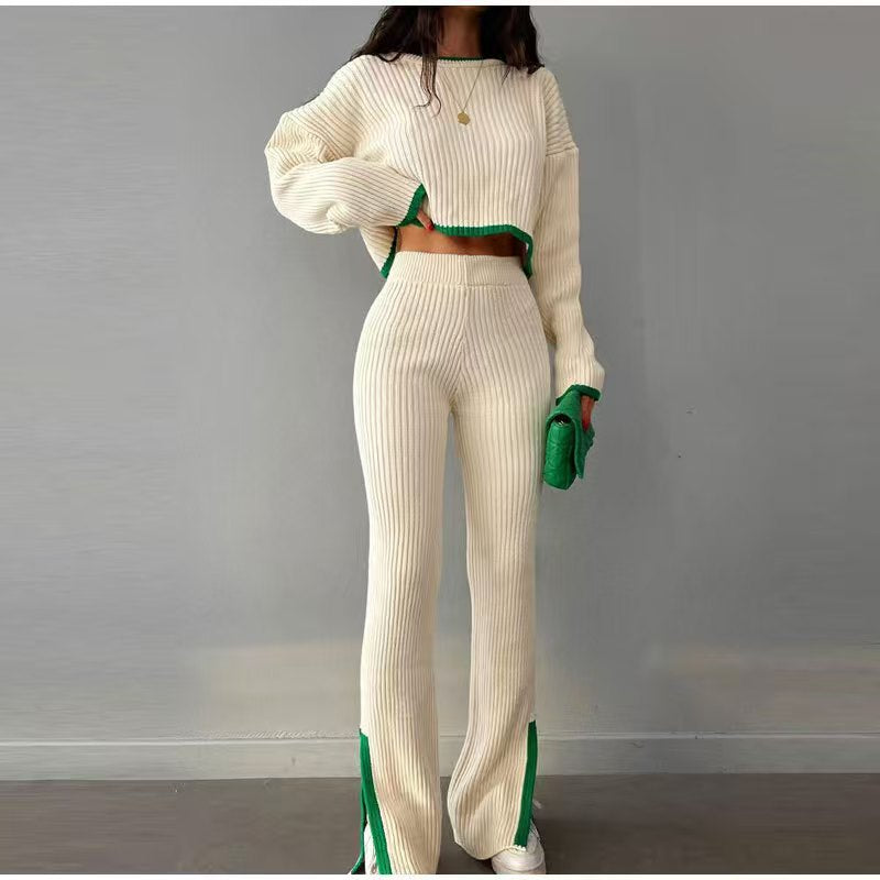 Haut et pantalon en tricot