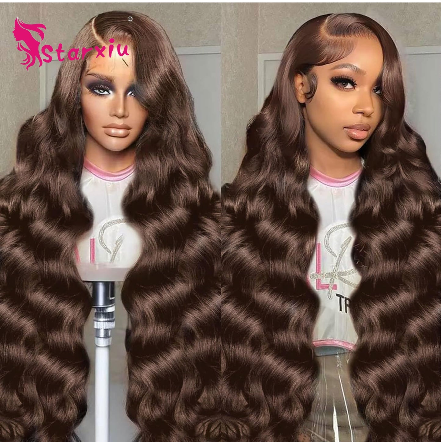 perruque en cheveux humains