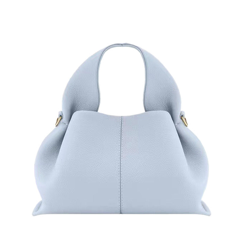 Sac bandoulière en cuir véritable à motif raviolis