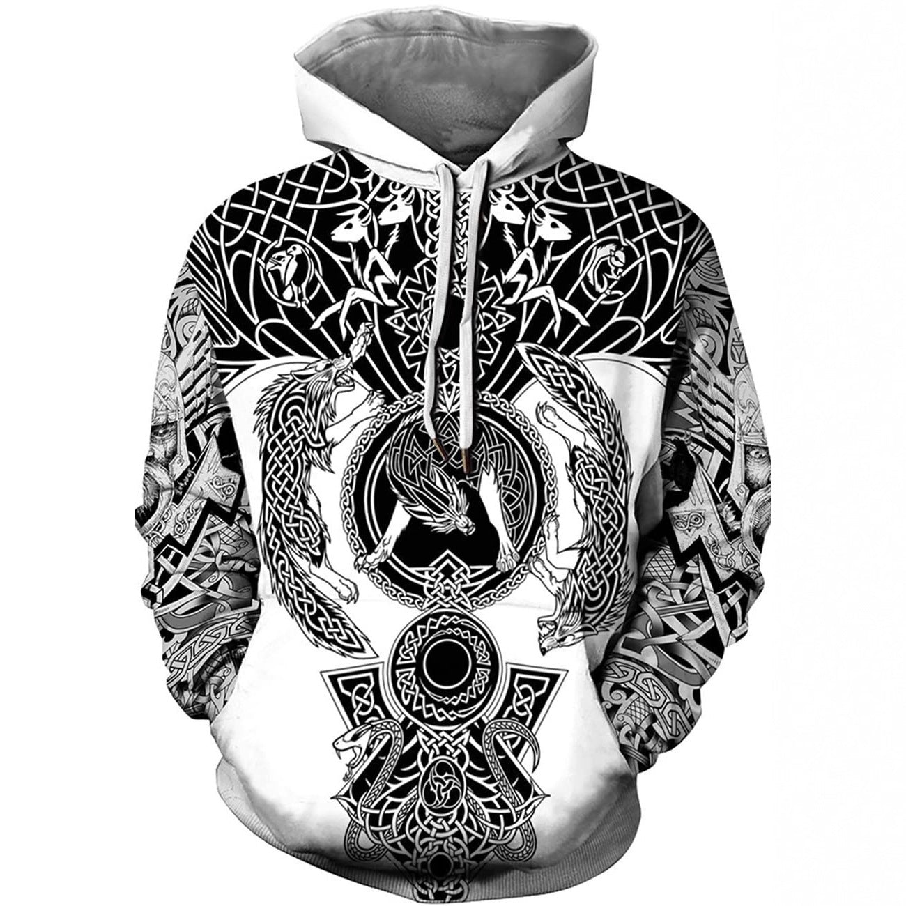 Sweat à capuche imprimé 3D