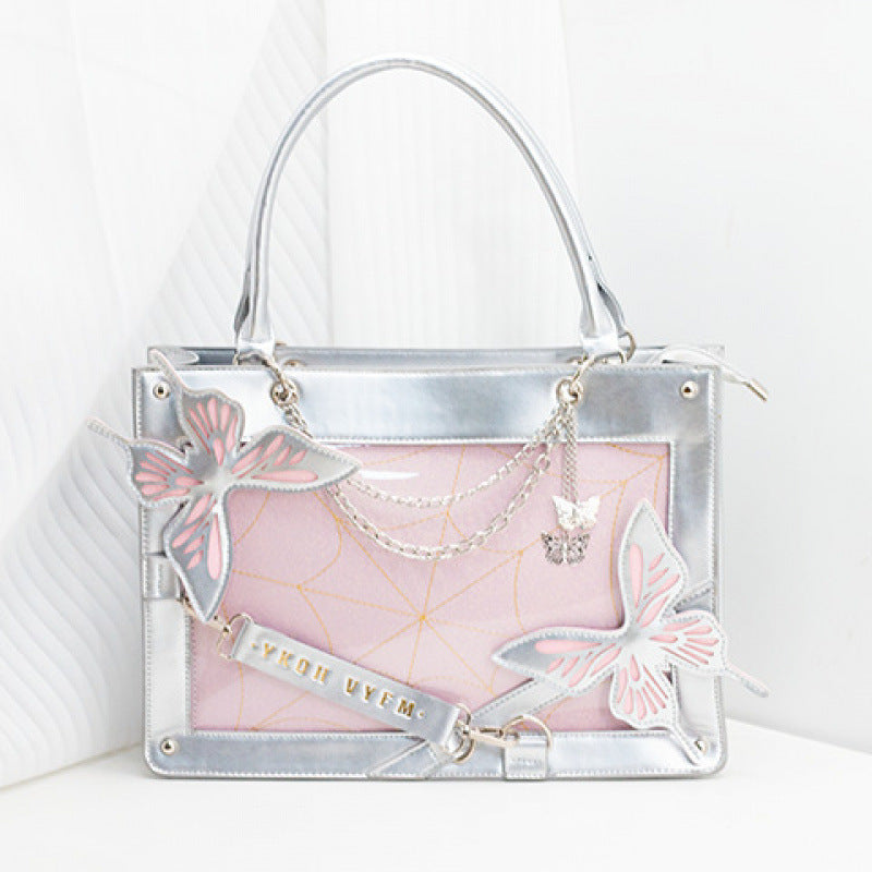 Sac fourre-tout labyrinthe de papillons gothique