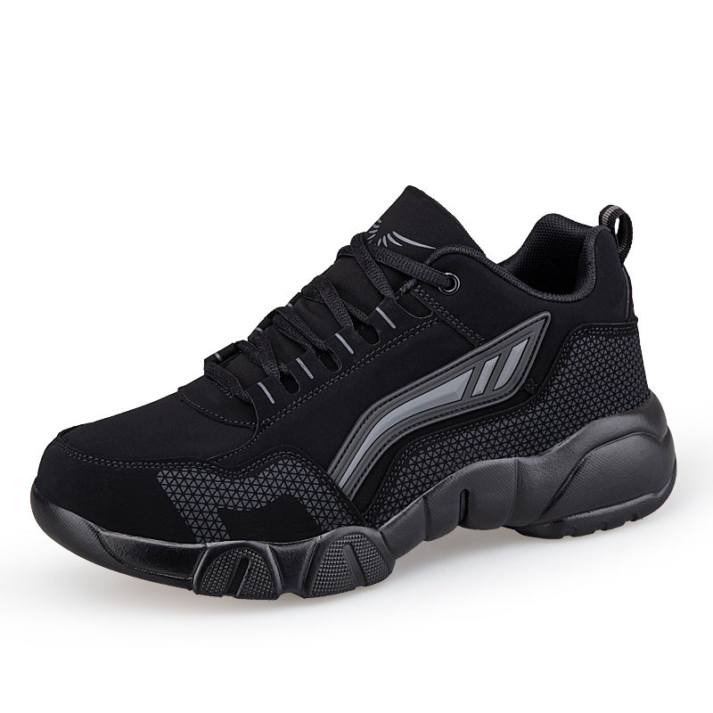 Men's Waterproof Leather Running Shoes