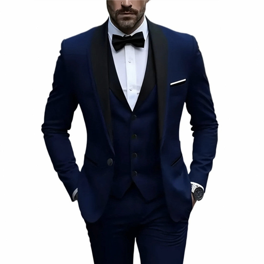 Costume slim pour homme, style business décontracté