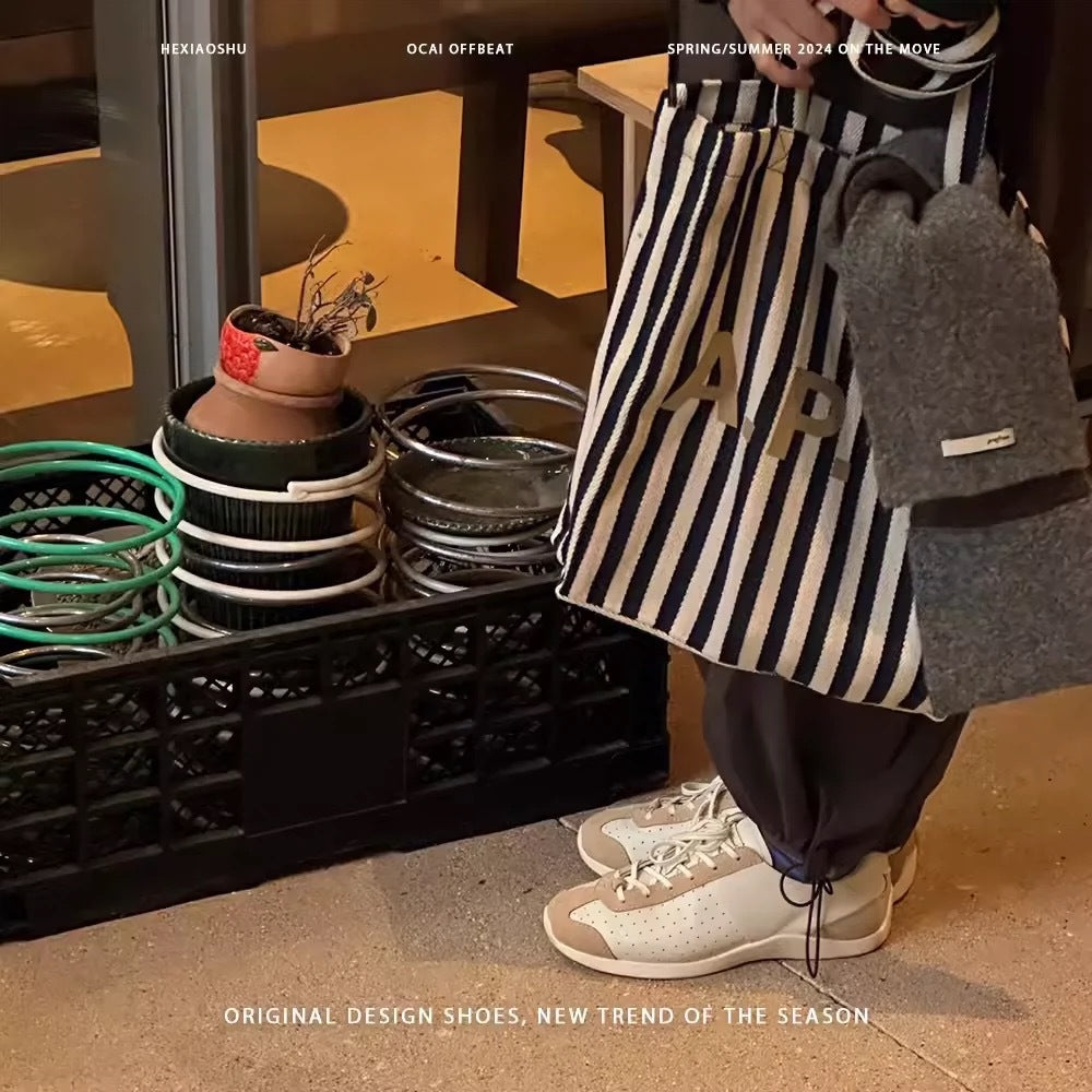 Baskets en cuir pour femmes
