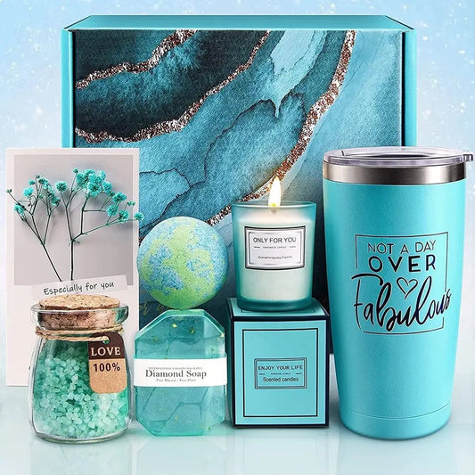 Coffret cadeau de bain d'aromathérapie