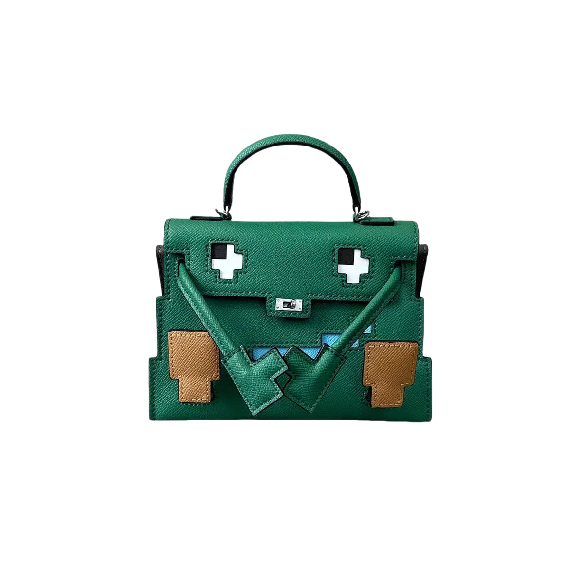 Sac à main élégant en cuir Mosaic Doll