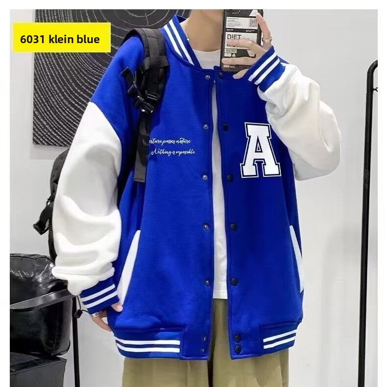 Veste de baseball style américain pour hommes