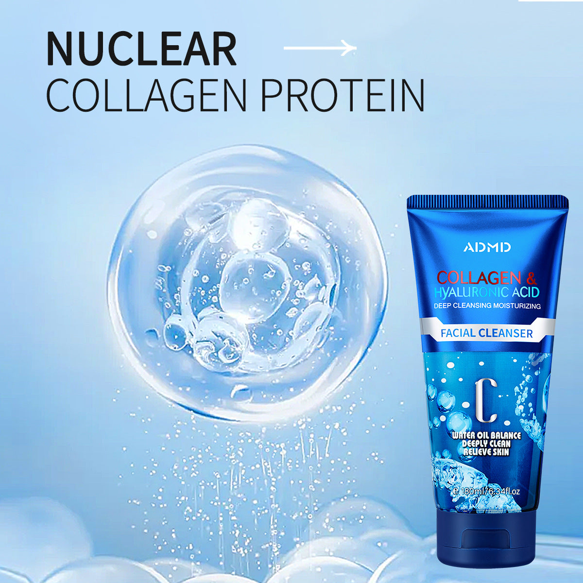 Nettoyant visage au collagène