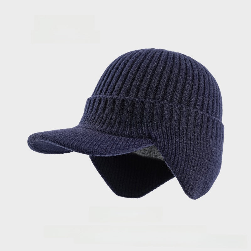 Casquette de baseball en laine doublée polaire