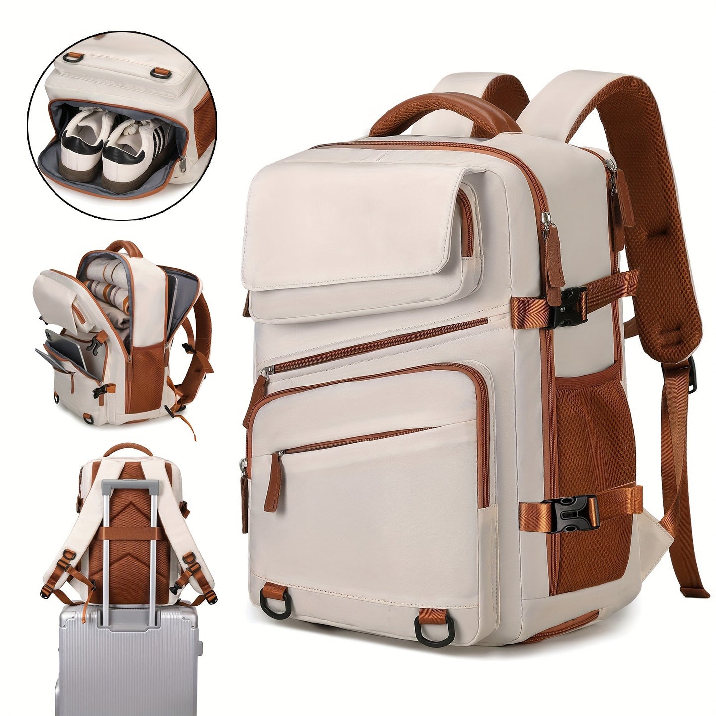 Sac à dos de voyage extensible
