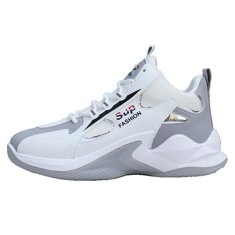 Chaussures de sport décontractées pour hommes, montantes, en maille respirante