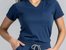 Tenue chirurgicale à manches courtes à séchage rapide