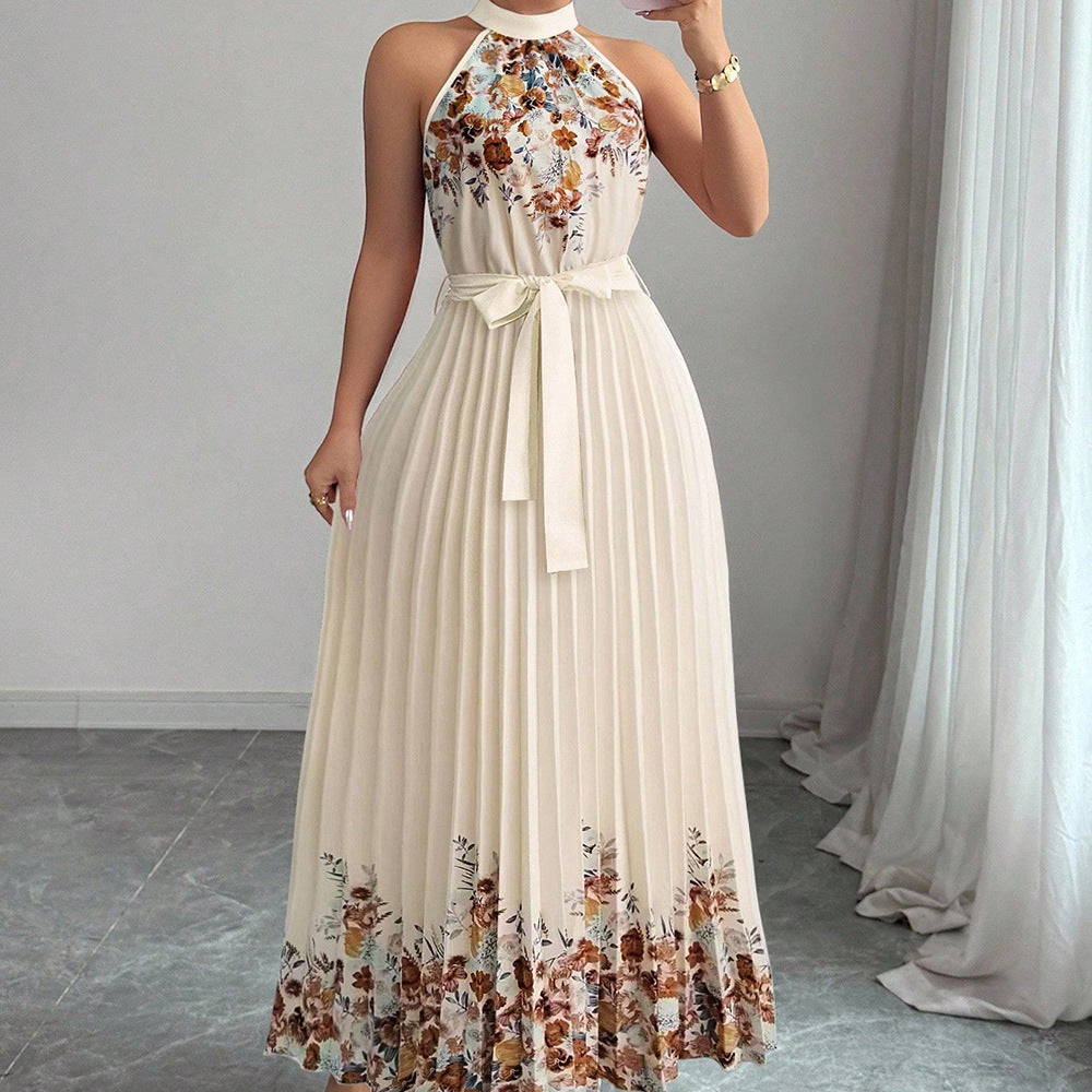 Robe à manches longues en dentelle ajourée