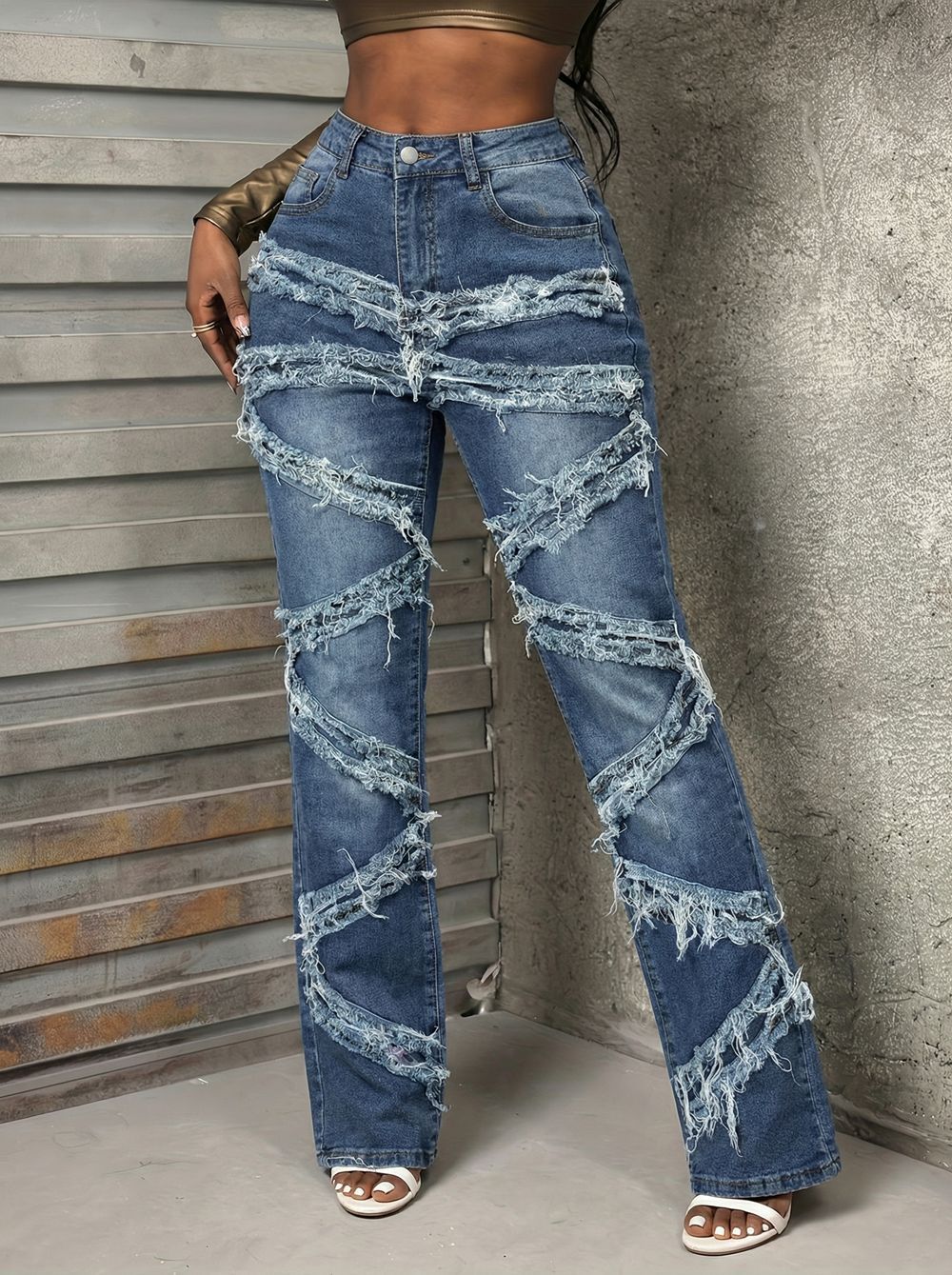 Pantalon en jean pour femmes