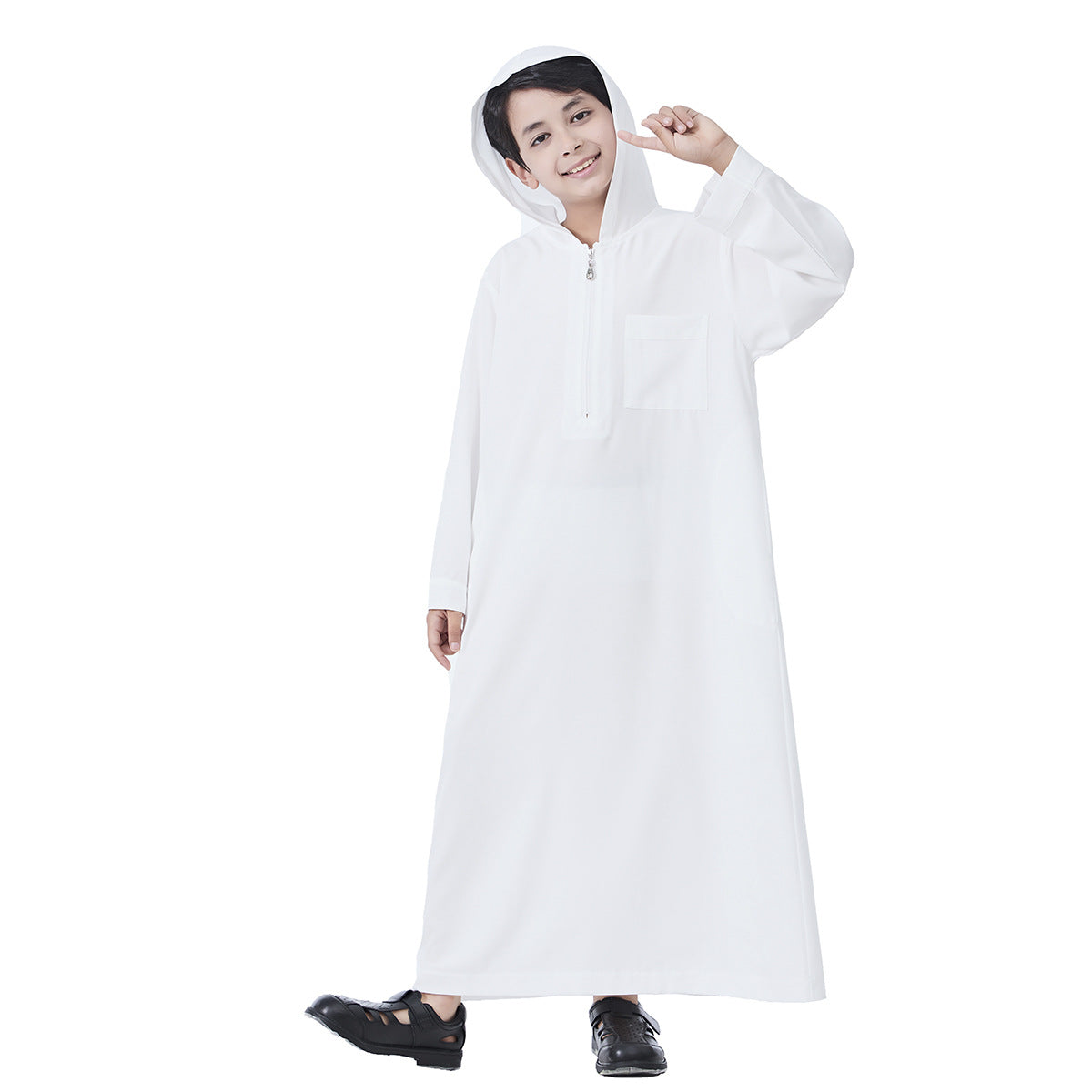 Robe à capuche