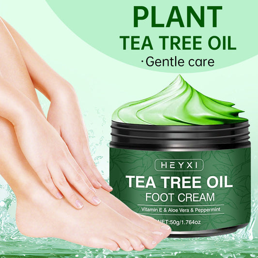 Cr�me pour les pieds � l'huile d'arbre � th�