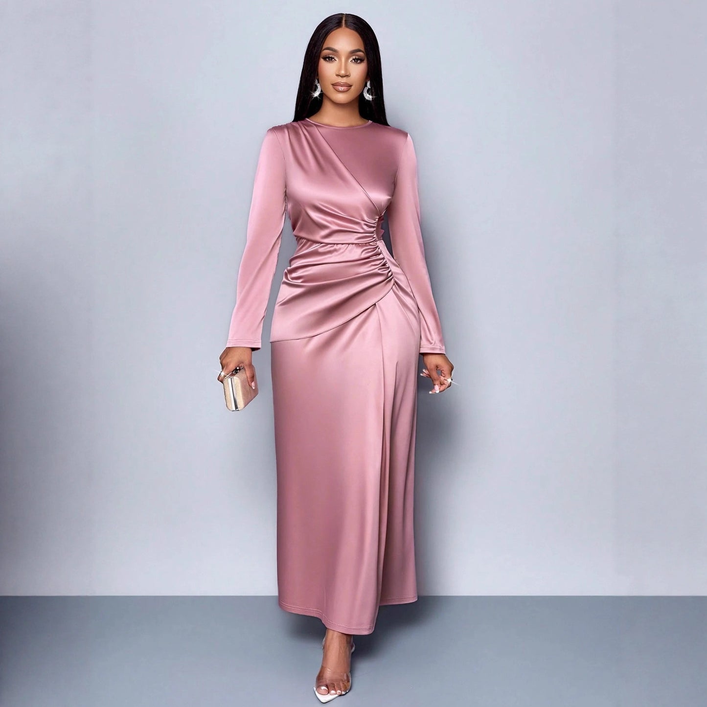 Robe en satin