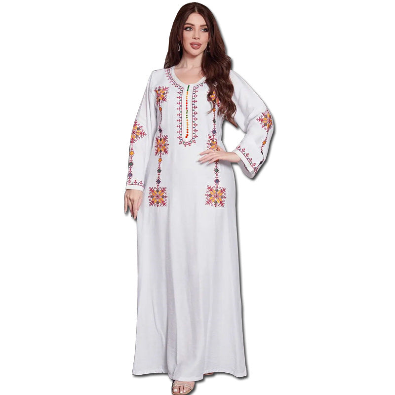 Robe abaya  brodée