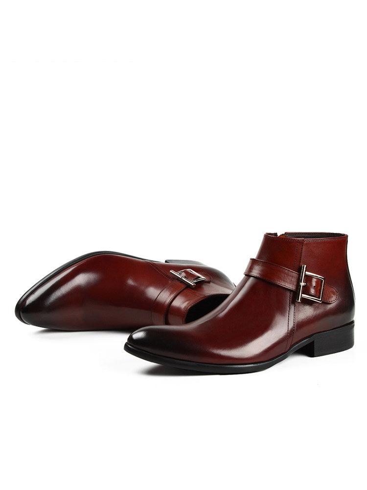 bottes en cuir pour hommes