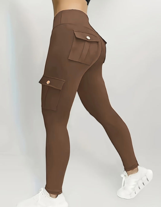 Shorts de yoga cargo extensibles pour femmes