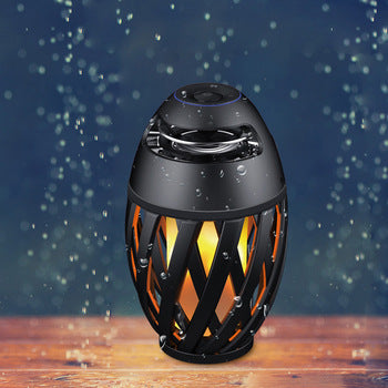Enceinte Bluetooth à effet flamme