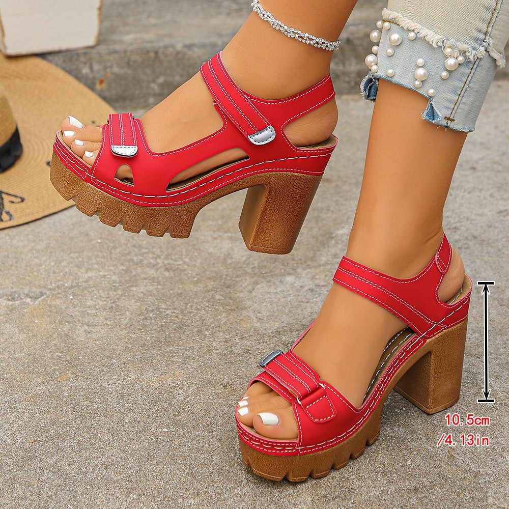 Chaussures :Sandales Compensées pour Femmes