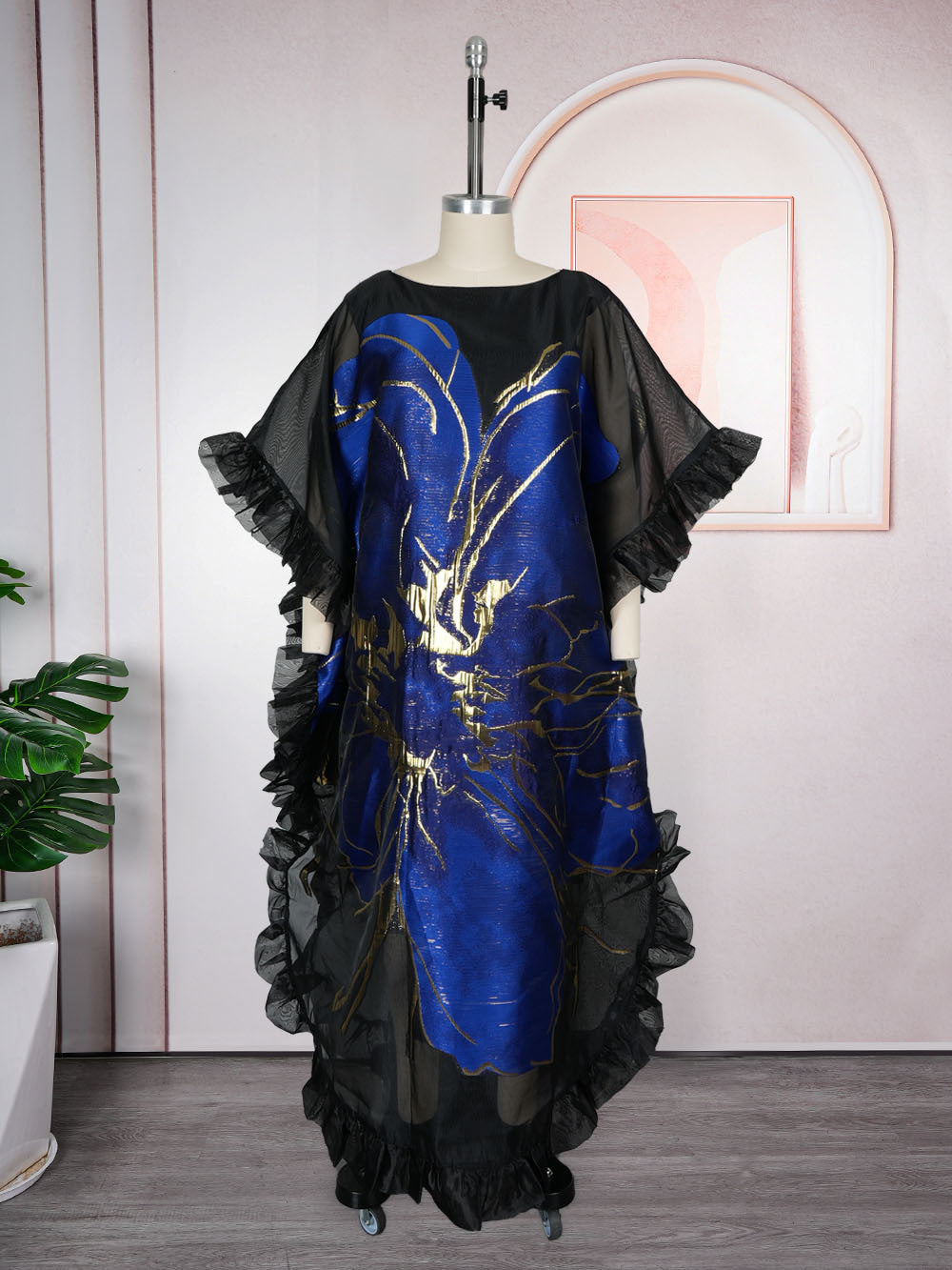 Habit :Robe en organza à imprimé floral