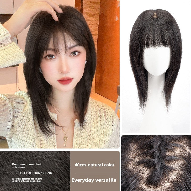 Perruque en cheveux humains