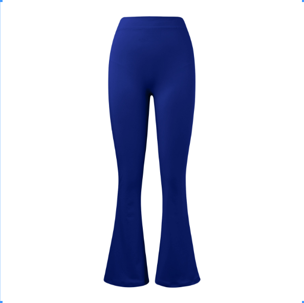 Pantalon de yoga évasé taille haute pour femmes