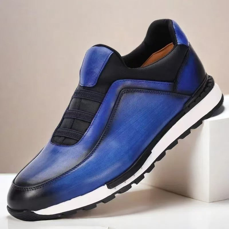 Chaussures en cuir décontractées pour hommes