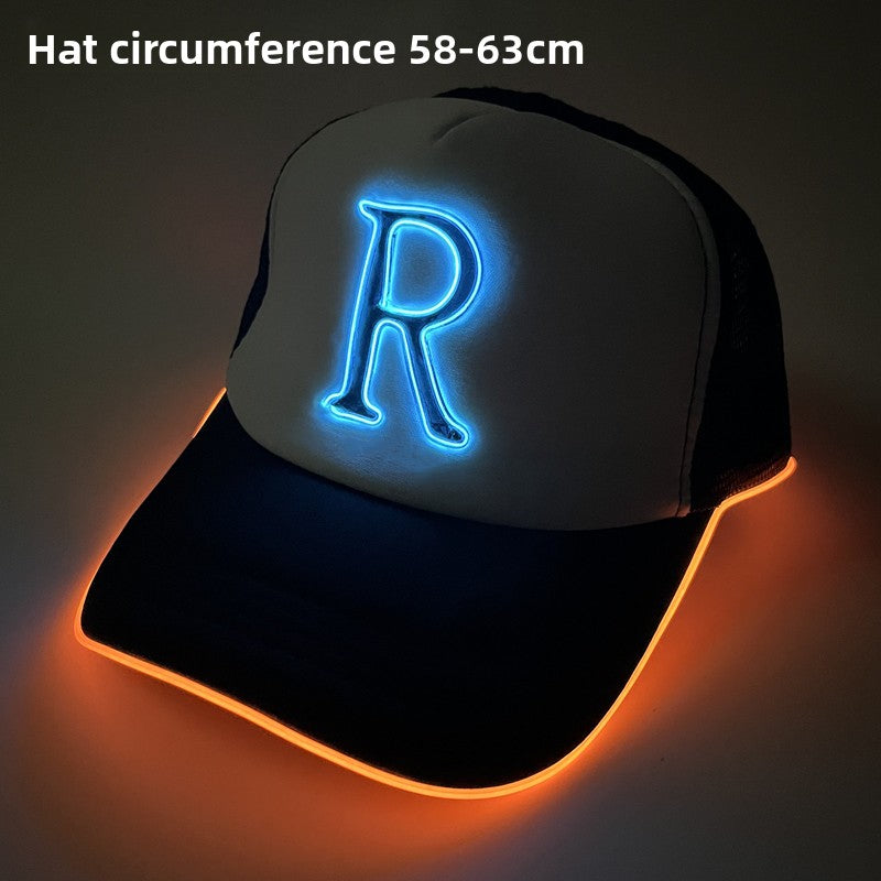 Casquette de baseball lumineuse à LED