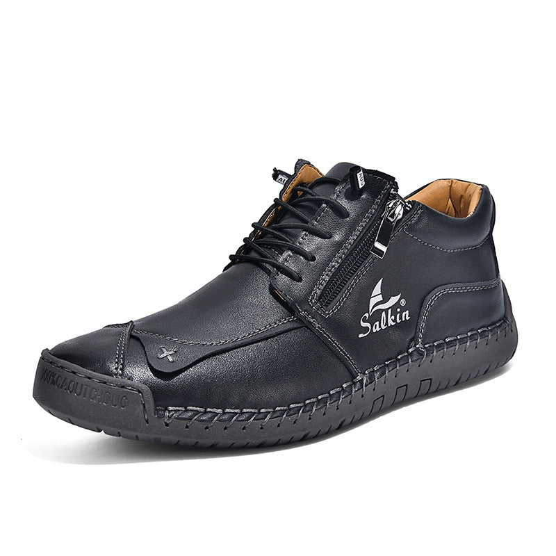 Bottes Martin décontractées cousues à la main