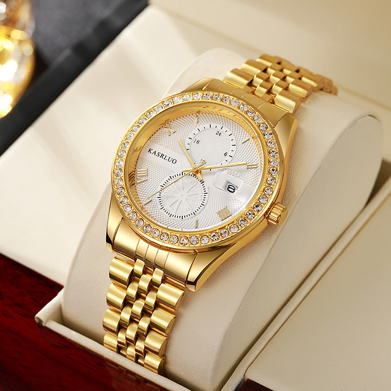 Montre Homme Quartz Acier Inoxydable Étanche