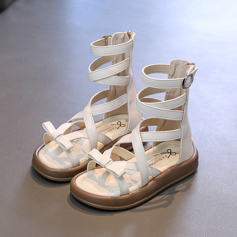 Sandales d'été pour filles à semelle souple