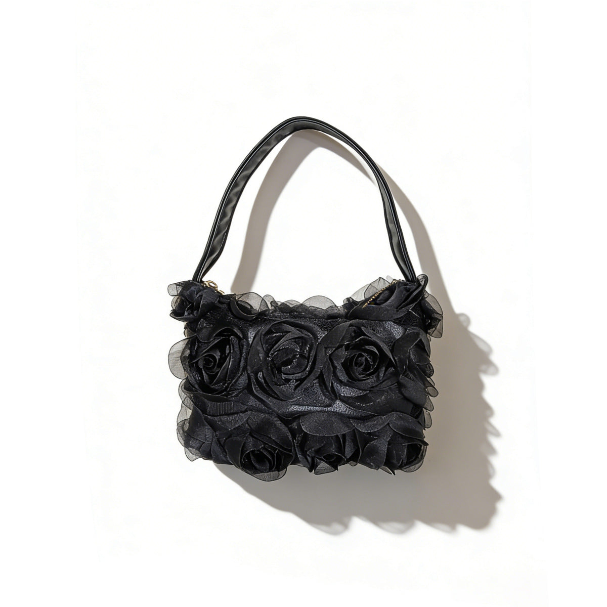 Sac bandoulière de soirée en dentelle rose