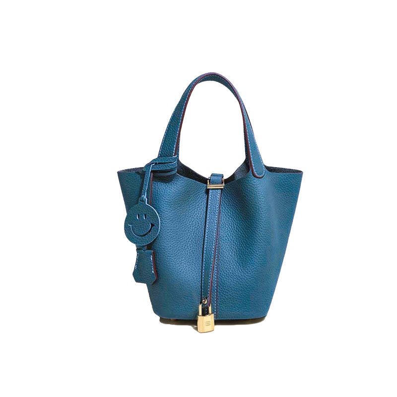 Sac seau en cuir pour femme
