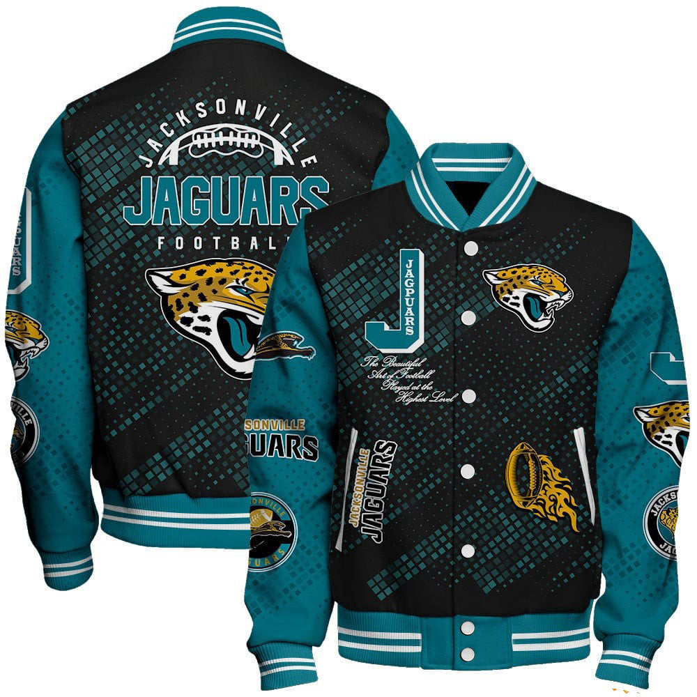 Veste de baseball à col montant