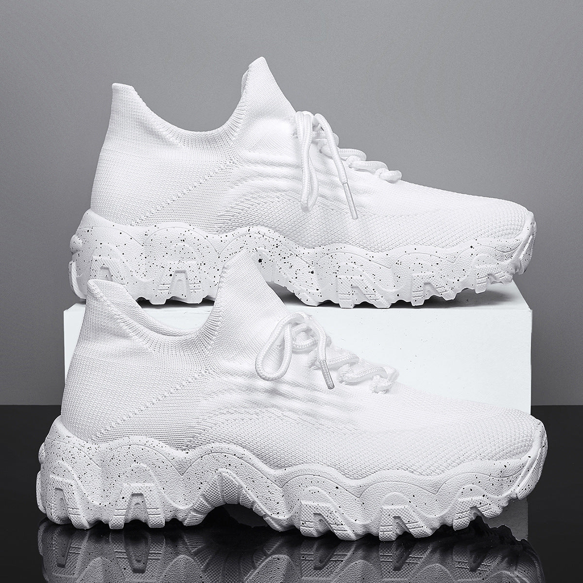 Chaussures de sport en mesh respirant pour femmes à enfiler
