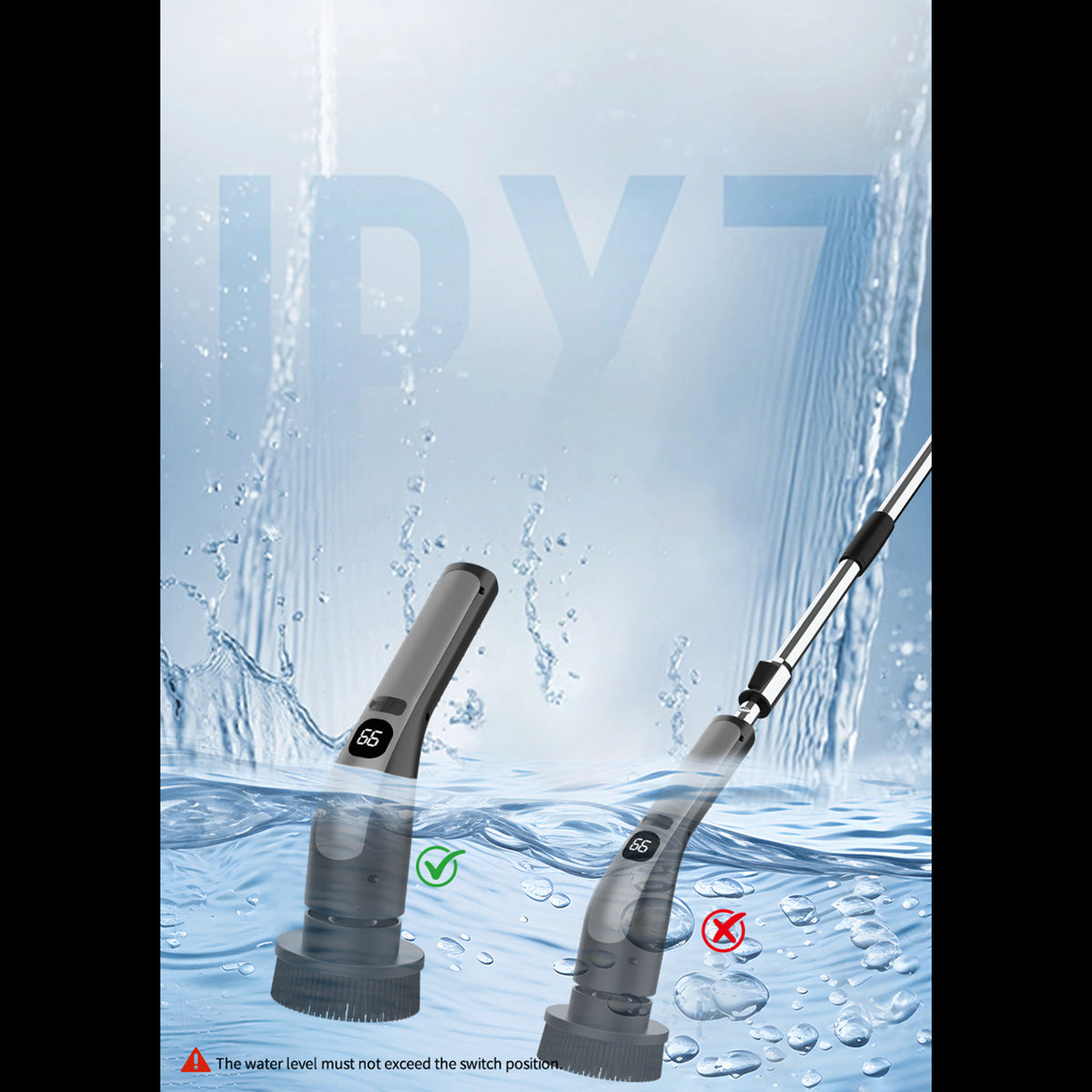 Brosse de nettoyage électrique sans fil
