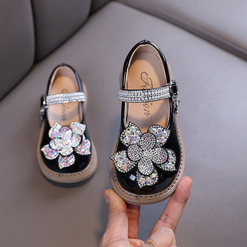 Chaussures habillées princesse diamant pour filles