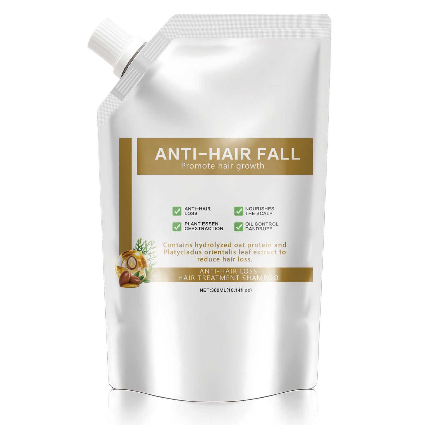 Shampoing au gingembre anti-chute de cheveux